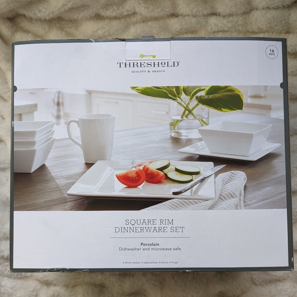 Square Rim Dishware Set